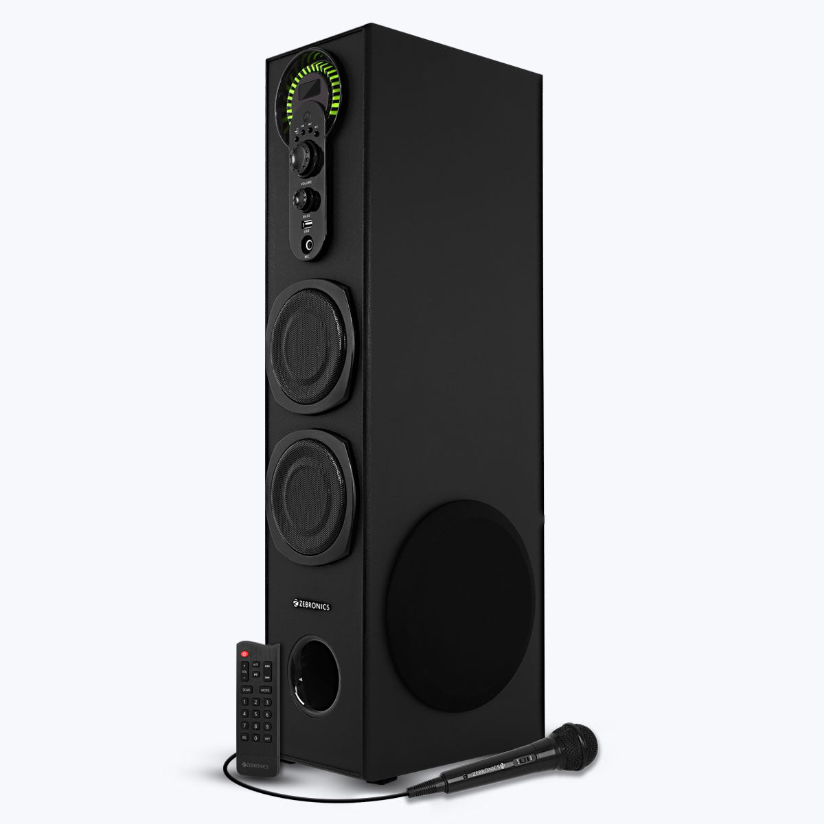 Zeb-Legend Plus - Tower Speaker - Zebronics - Full Product View