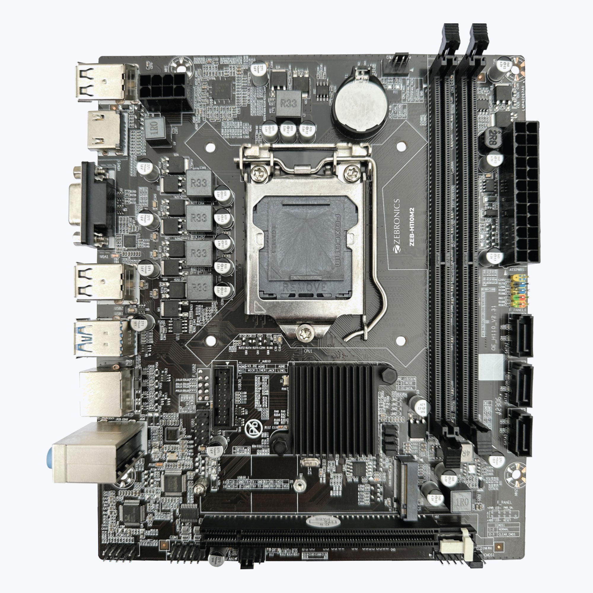 Zeb H110M2 - LGA 1151 Socket - Zebronics